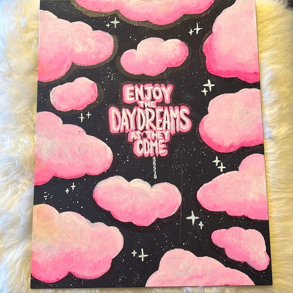 Neon Clouds Painting